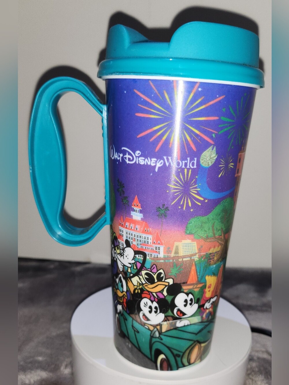 2024 Walt Disney World resort refillable travel mug featuring Mickey & Friends